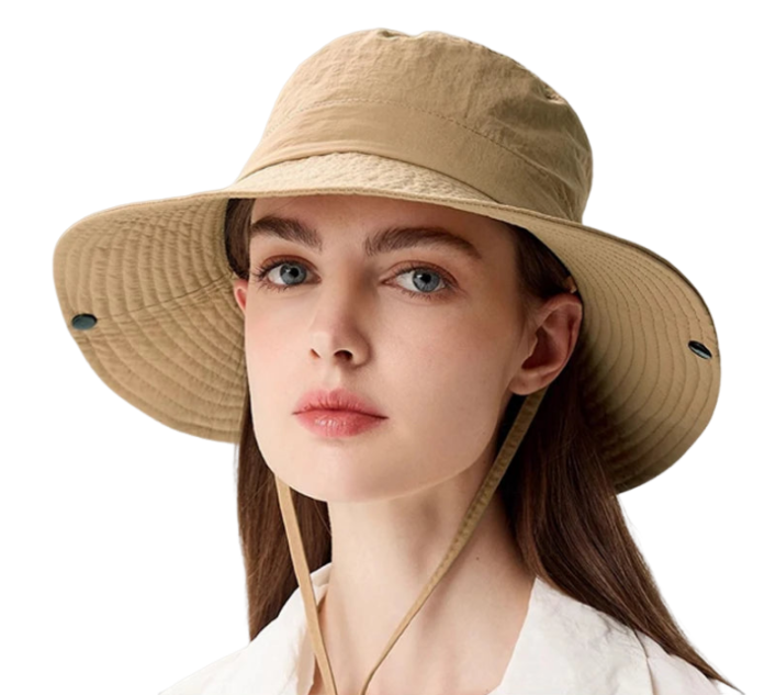 Chapéu estiloso proteção solar 50 2024 verão luz fina chapéu de sol feminino chapéu aba larga proteção solar uv bonnie chapéu de pesca ao ar livre caminhadas chapéu de pescador